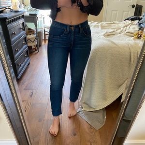 Halogen Straight Crop Jeans